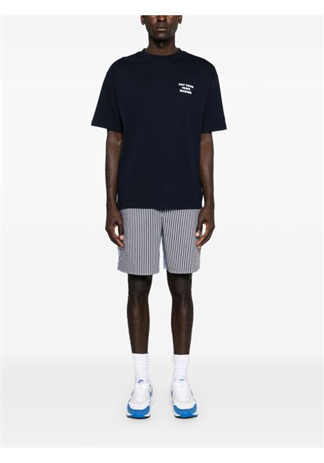 T-shirt le t-shirt slogan in blu Drole de monsieur - uomo DROLE DE MONSIEUR | PERMTS203CO002NY